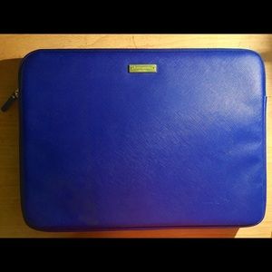 Kate Spade Laptop Sleeve, gorgeous blue color.